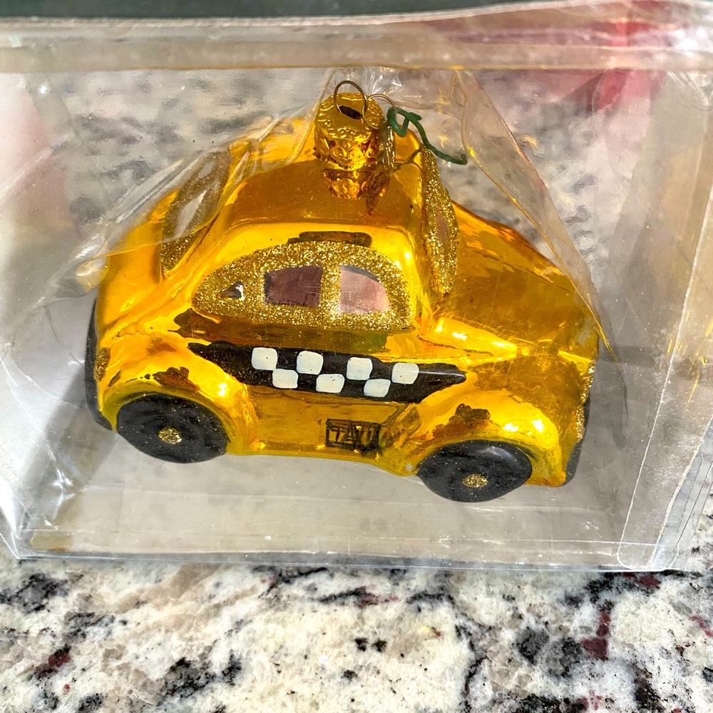 NIB NYC Taxi Cab Ornament